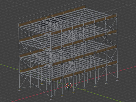 WIP - Großes Baustellen Gerüst